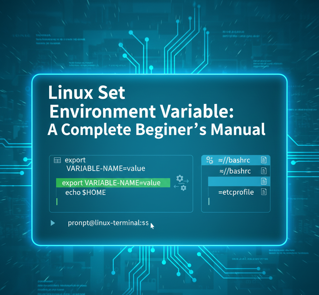 Linux Set Environment Variable: A Complete Beginner's Manual