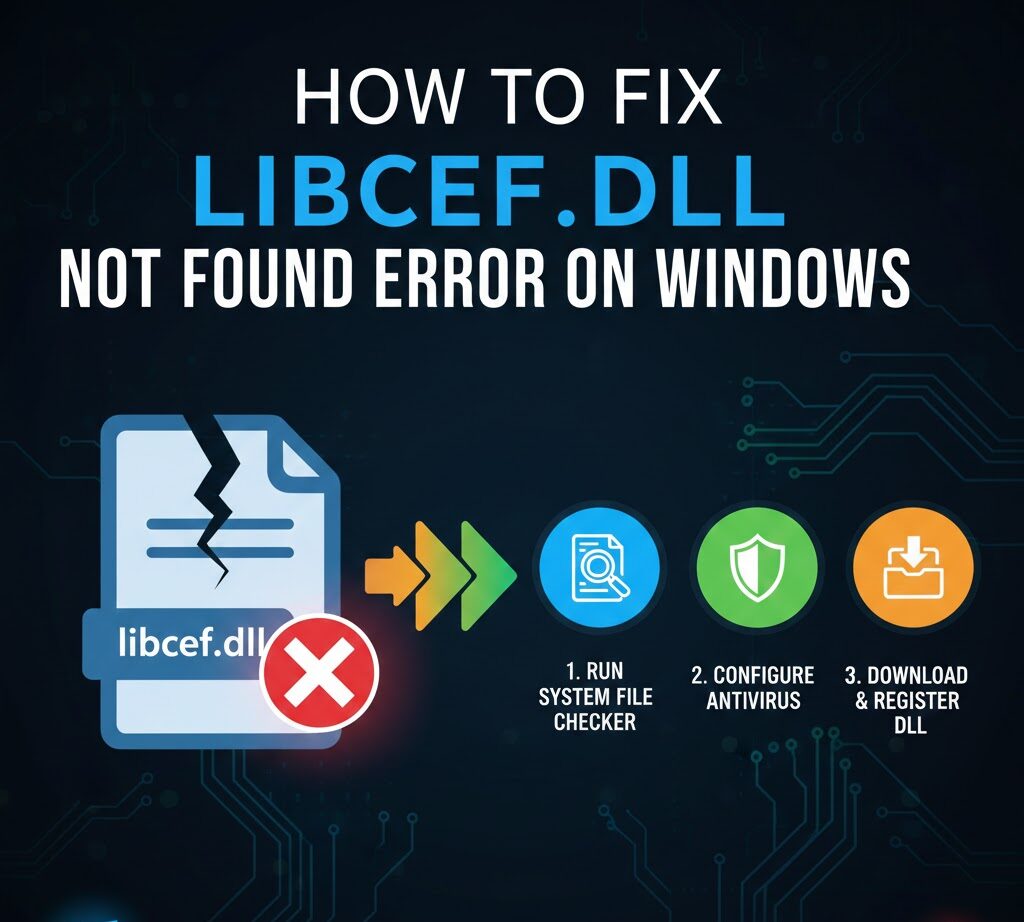 How to Fix Libcef.dll Not Found Error on Windows