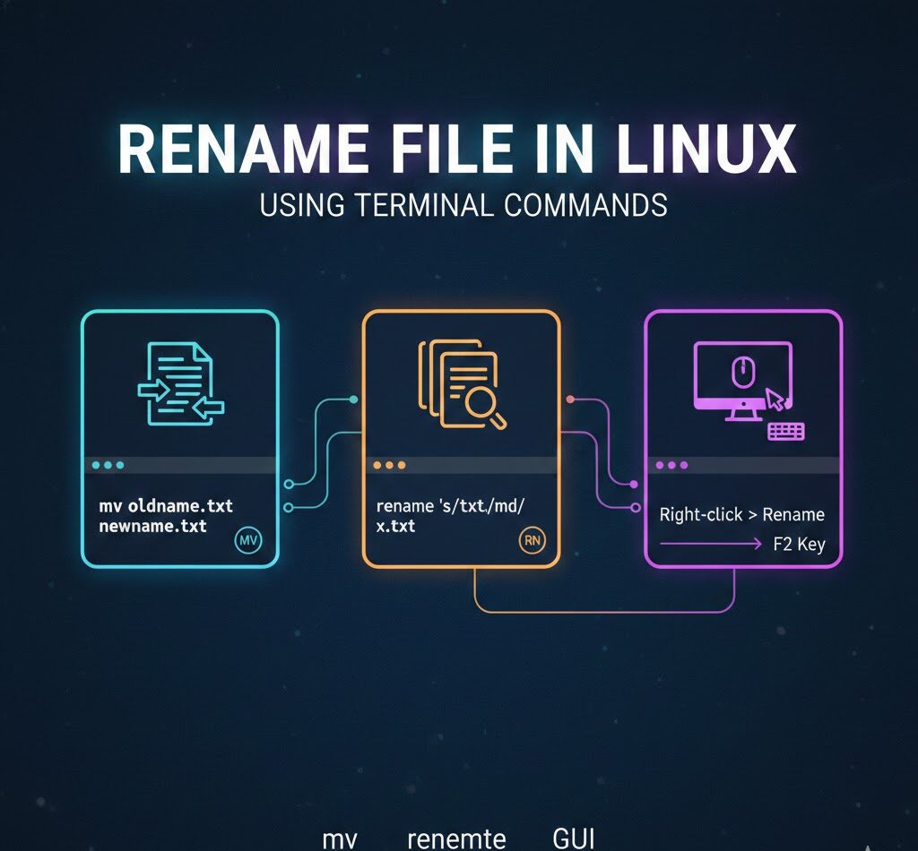 How to Rename File in Linux Using Terminal Commands