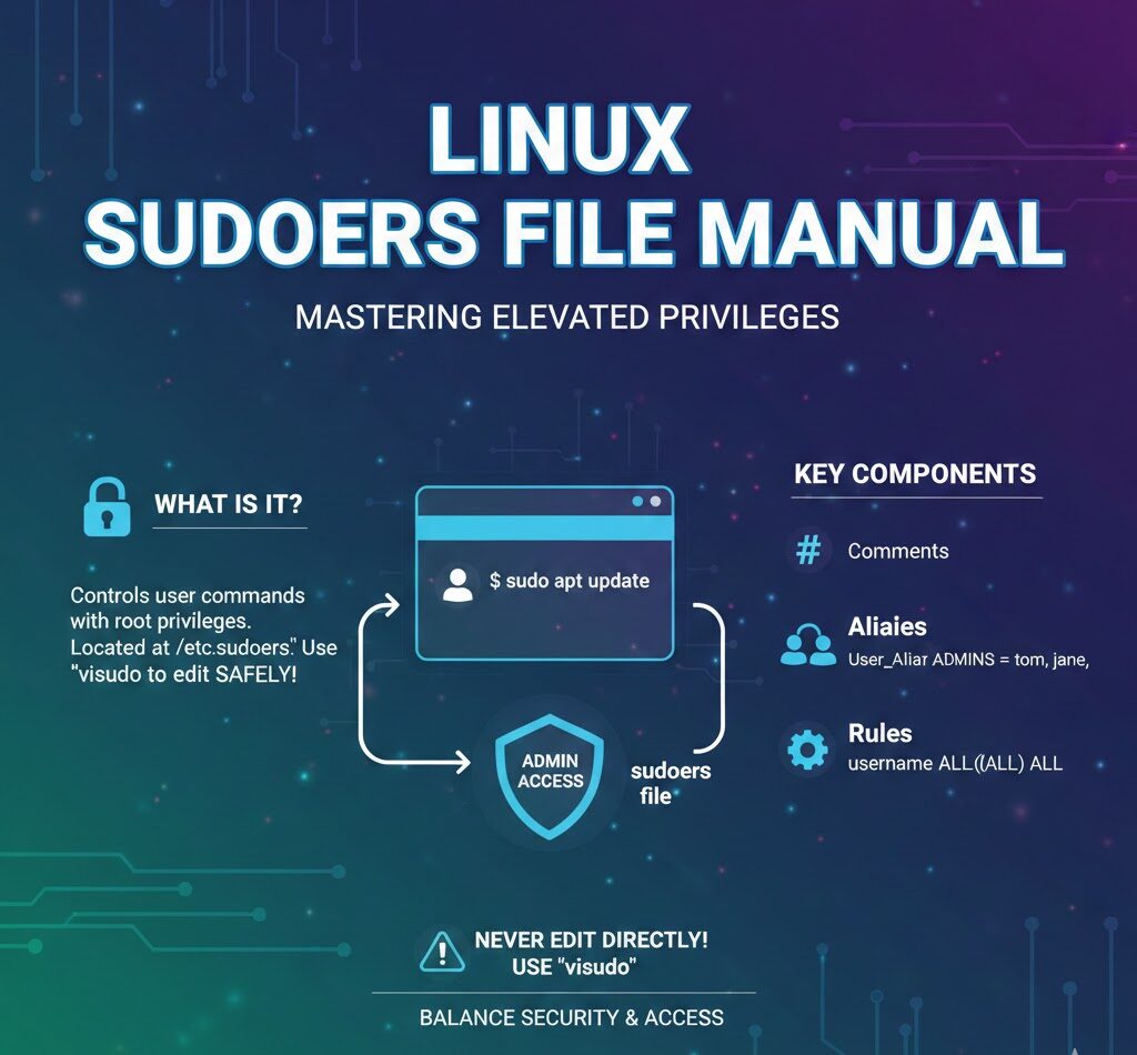 Sudoers File Script Example Linux sudoers File Manual