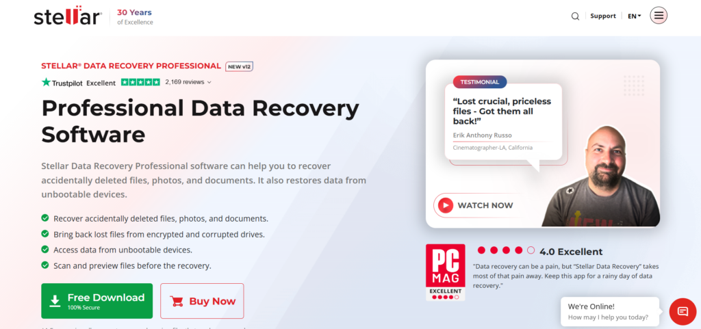 Use Stellar Data Recovery Professional