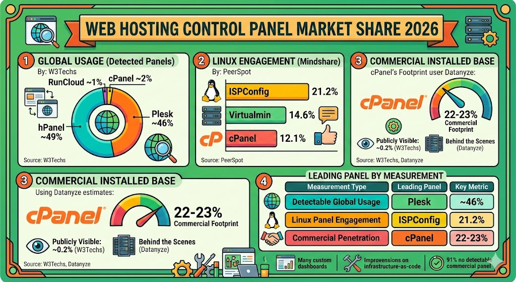 Web Hosting Control Panel Market Share 2026