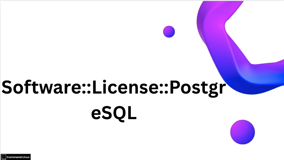 Software::License::PostgreSQL