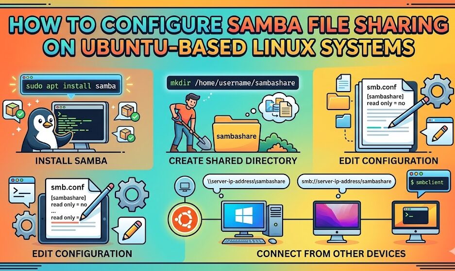 How to Configure Samba File Sharing on Ubuntu-Based Linux Systems