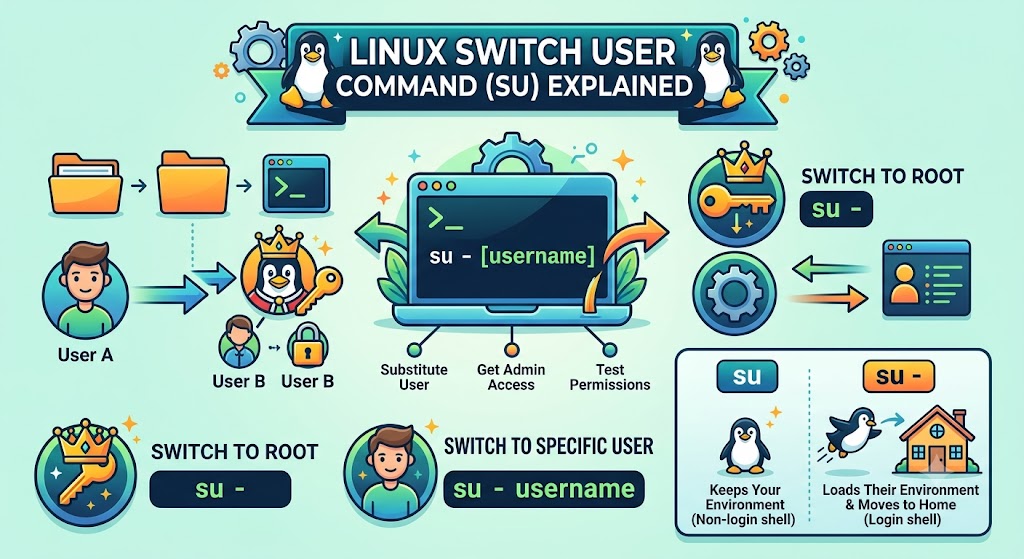 Linux Switch User Command (su) Explained