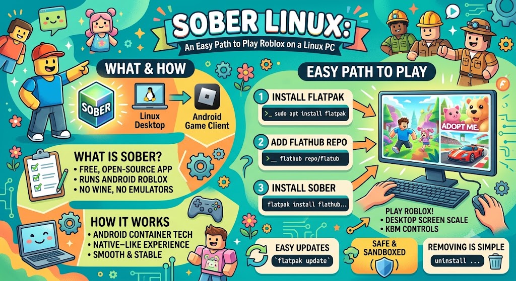 Sober Linux: An Easy Path to Play Roblox on a Linux PC