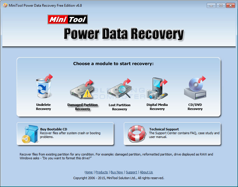 MiniTool Power Data Recovery Free