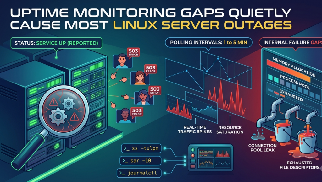 Uptime Monitoring Gaps Quietly Cause Most Linux Server Outages